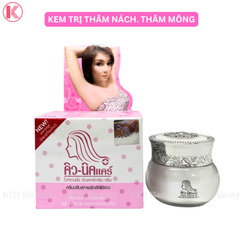 Kem Trị Thâm Trắng Nách, Khử Mùi Q-Nic Care Whitening Underarm Cream 15g